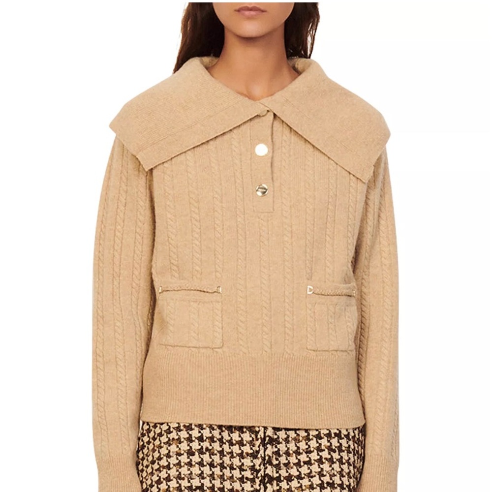 Sandro Cableknit Sweater